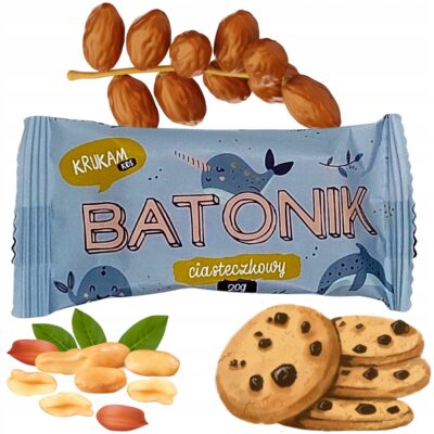 Batonik dla dzieci ciasteczkowy 20 g KRUKAM Daktylowy z ciasteczkami