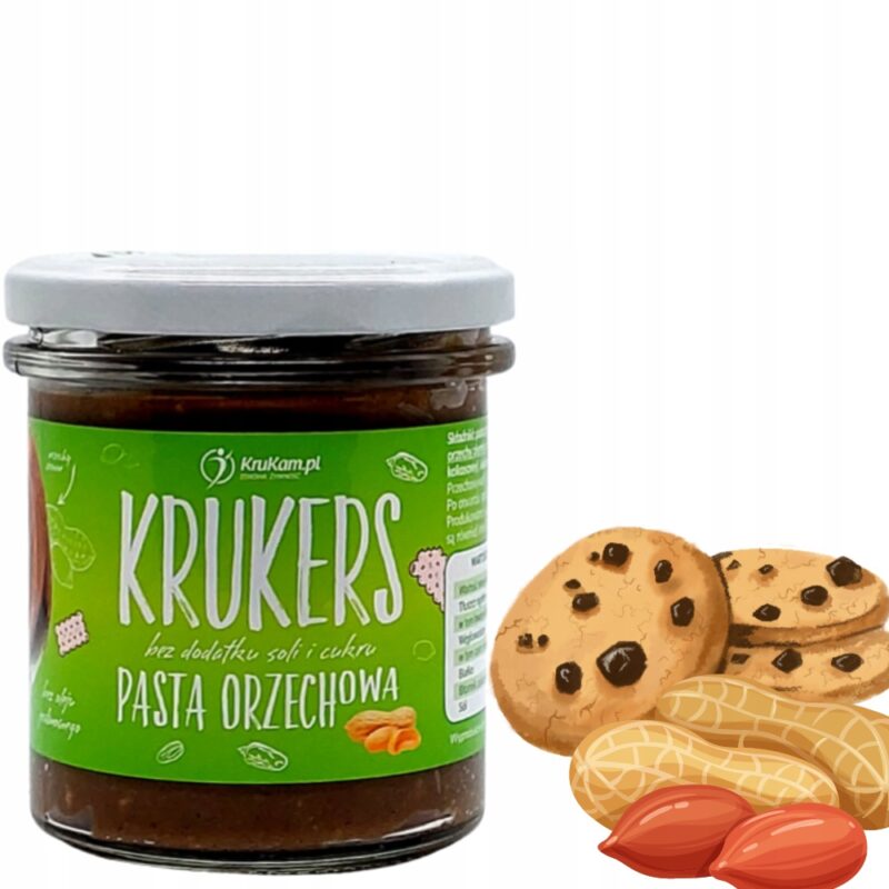 Krukam Krukers chrupiąca pasta orzechowa 300g