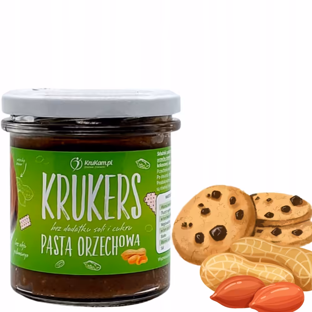 Krukam Krukers chrupiąca pasta orzechowa 300g