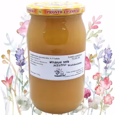 Naturalny Nektarowy Miód Wielokwiatowy z Mazowsza