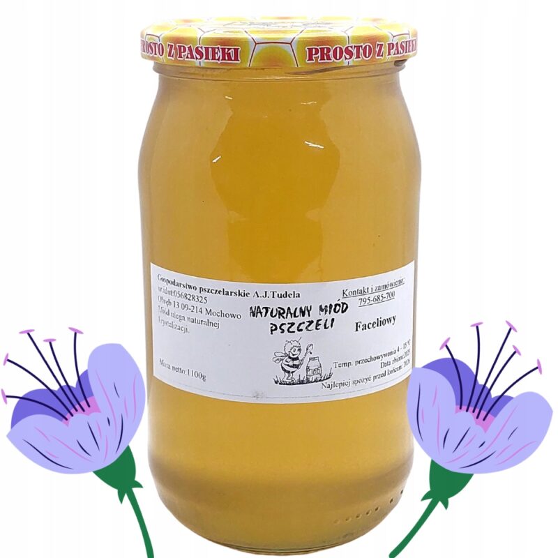 Naturalny Nektarowy Miód z Facelii z Mazowsza