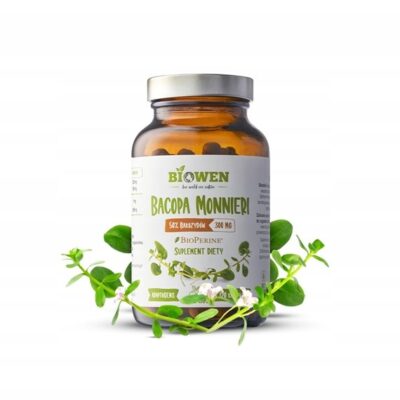 Biowen Bacopa monnieri (Brahmi) 300 mg Koncentracja i Pamieć