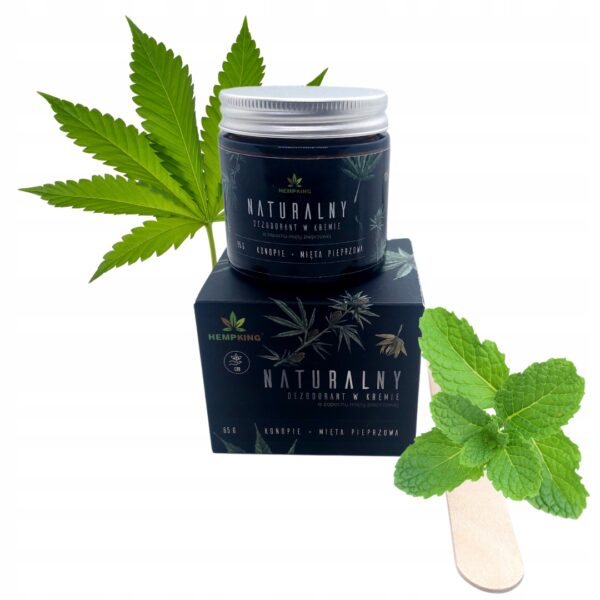 Naturalny dezodorant w kremie dla mężczyzn Mięta HEMPKING