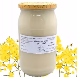Naturalny Miód Rzepakowy Kremowany z Mazowsza