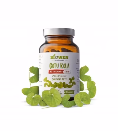 Biowen Gotu Kola wąkrotka azjatycka 330 mg 120 kap