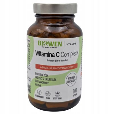 Biowen Witamina C Complex+ 850 mg z rutyną i dziką różą | kapsułki, 100 szt.