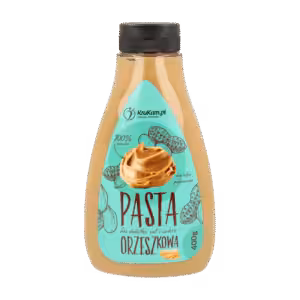 Krukam Pasta Orzechowa 100% butelka 400g Bez soli i cukru