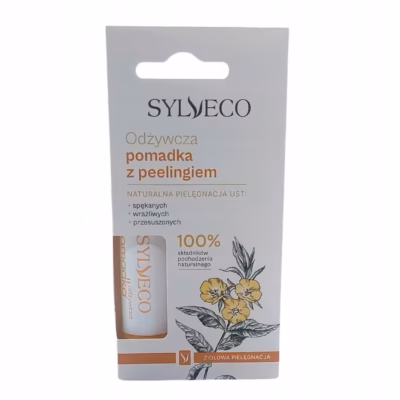 SYLVECO Odżywcza pomadka z peelingiem, Brzozowa pomadka do ust 2 w 1