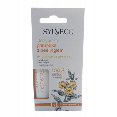 SYLVECO Odżywcza pomadka z peelingiem, Brzozowa pomadka do ust 2 w 1