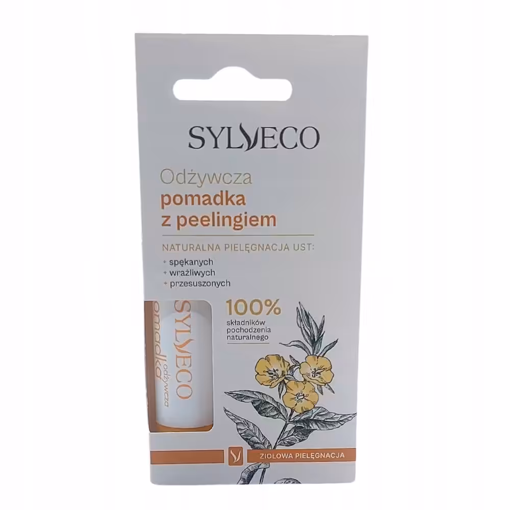 SYLVECO Odżywcza pomadka z peelingiem, Brzozowa pomadka do ust 2 w 1