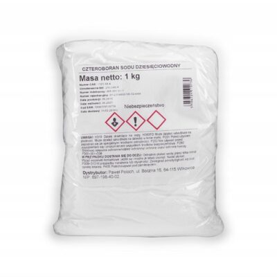 Boraks, BORAX 10-wodny 99,99% czystości 1 KG