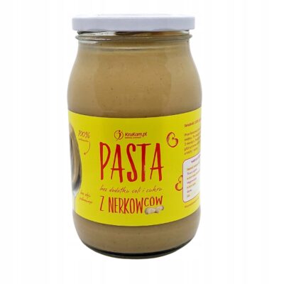 KruKam Pasta z Orzechów Nerkowca 100% - 900 g