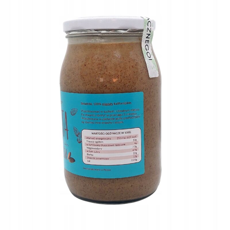 Pasta migdałowy KruKam 900 g - obrazek 6