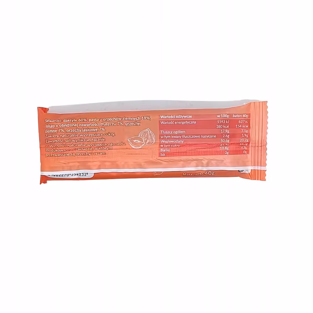 Krukam Baton Daktylowy Z Kakao I Orzechami 40G - obrazek 2