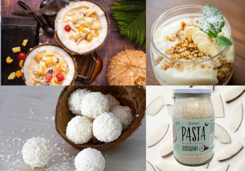 Pasta Kokosowa Krukam 900g Bez soli i cukru Naturalna - obrazek 3
