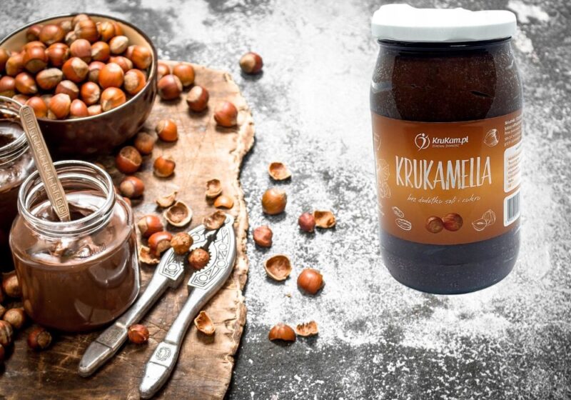 KruKam Pasta orzechowa Krukamella 900 g - obrazek 2