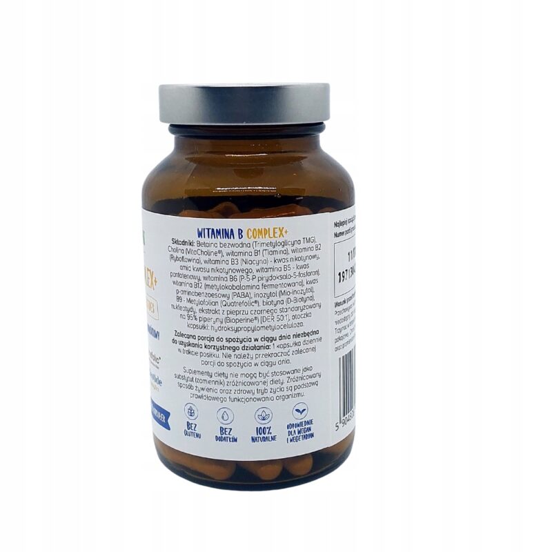 Witamina B Complex + Biowen - 90 kapsułek Kompleks - obrazek 2
