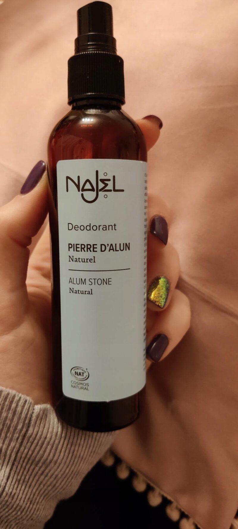 AŁUN w sprayu naturalny DEZODORANT 125 ml NAJEL - obrazek 2
