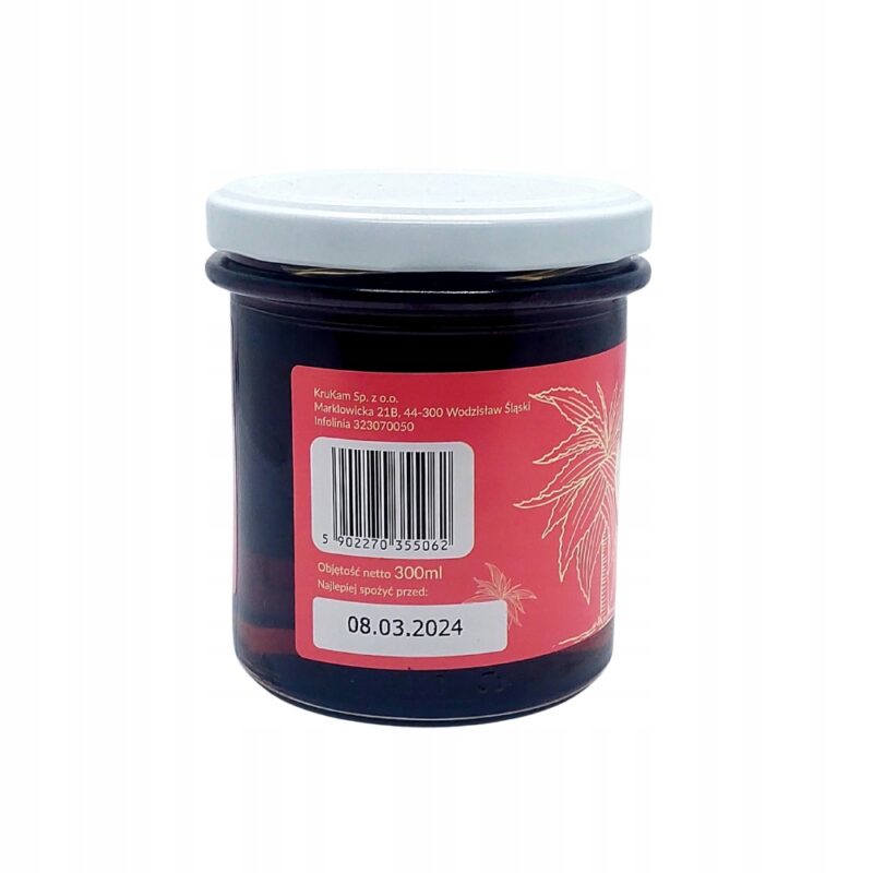 Syrop z agawy Krukam 300ml Niskie IG Naturalny - obrazek 2