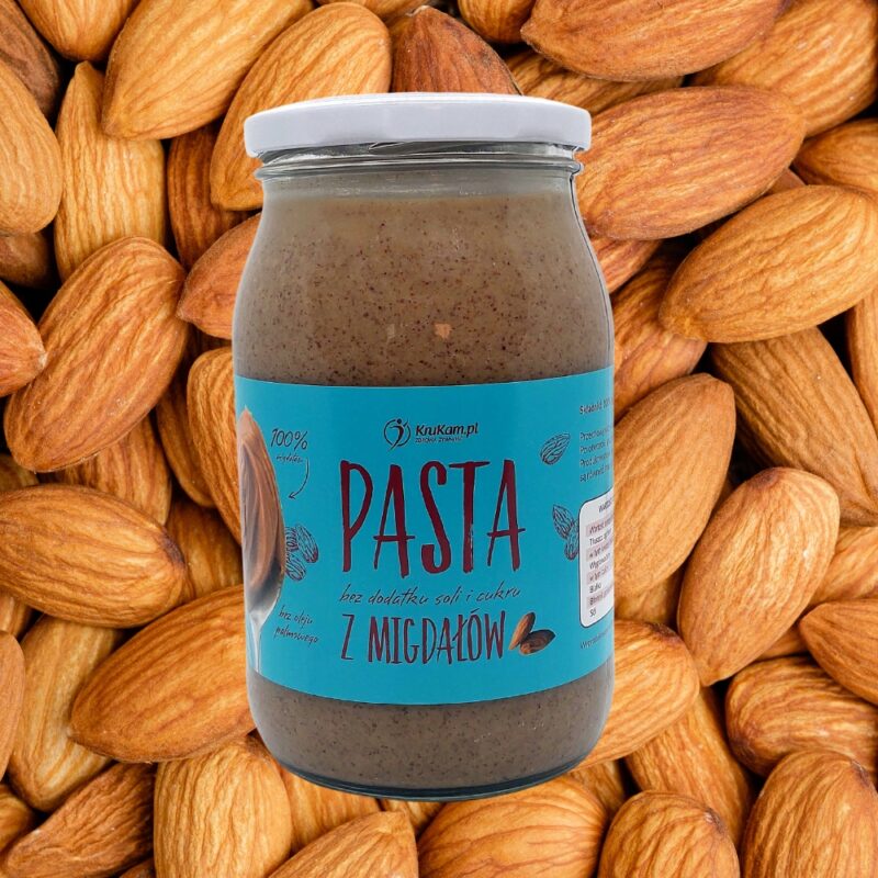 Pasta migdałowy KruKam 900 g - obrazek 4