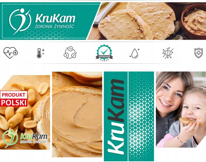Pasta migdałowy KruKam 900 g - obrazek 10
