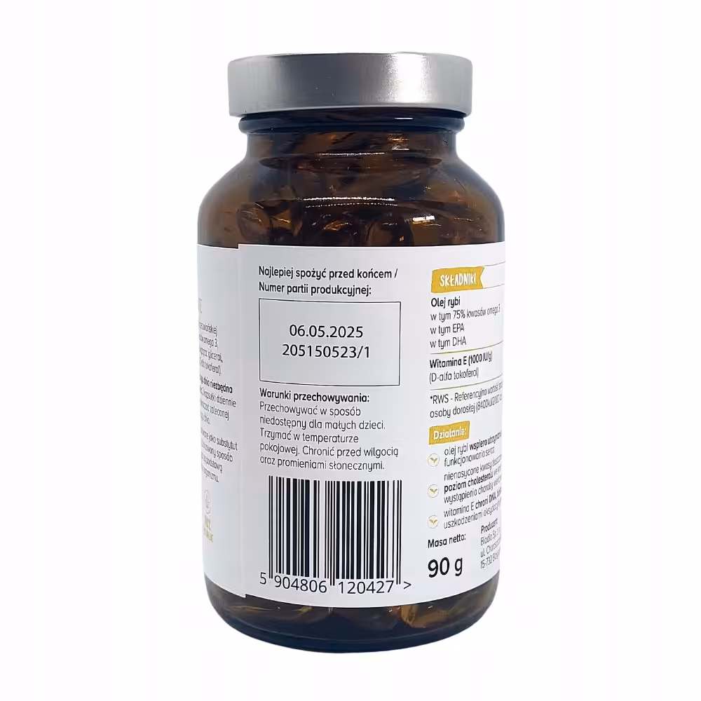 Biowen Omega 3 Forte - 1000 mg EPA + 500 mg DHA 90 kapsułek - obrazek 4