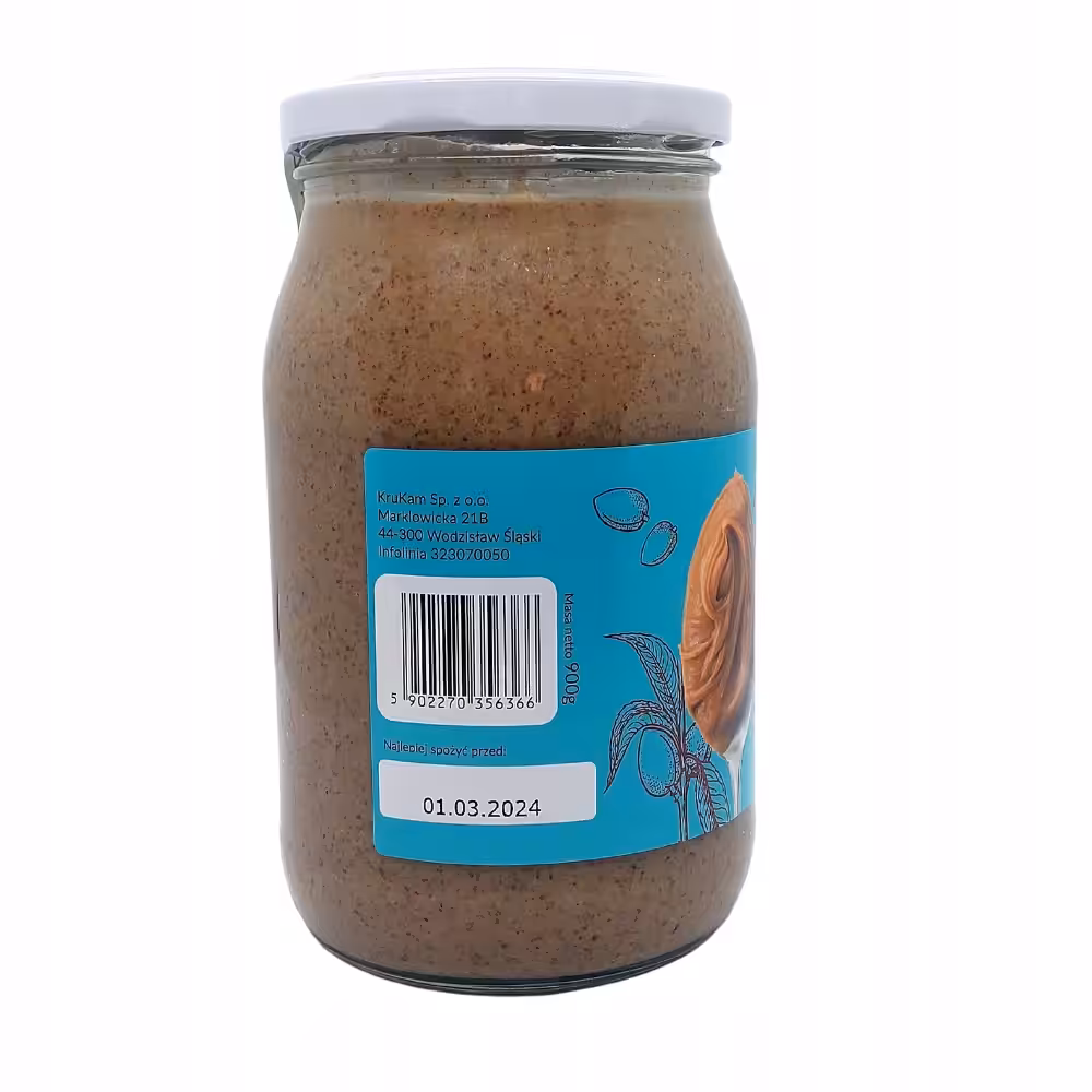 Pasta migdałowy KruKam 900 g - obrazek 2