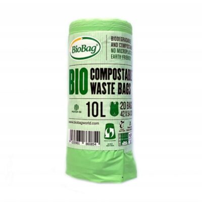 BIO Worki na odpady 10L rolka 20szt BIOBAG Biodegradowalne