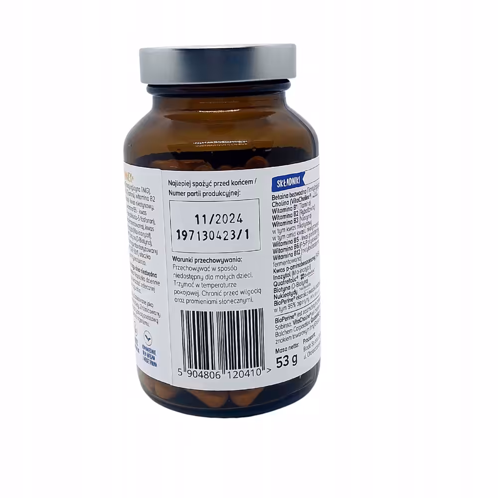 Biowen Witamina B Complex + z metylofolianem B12 - obrazek 3