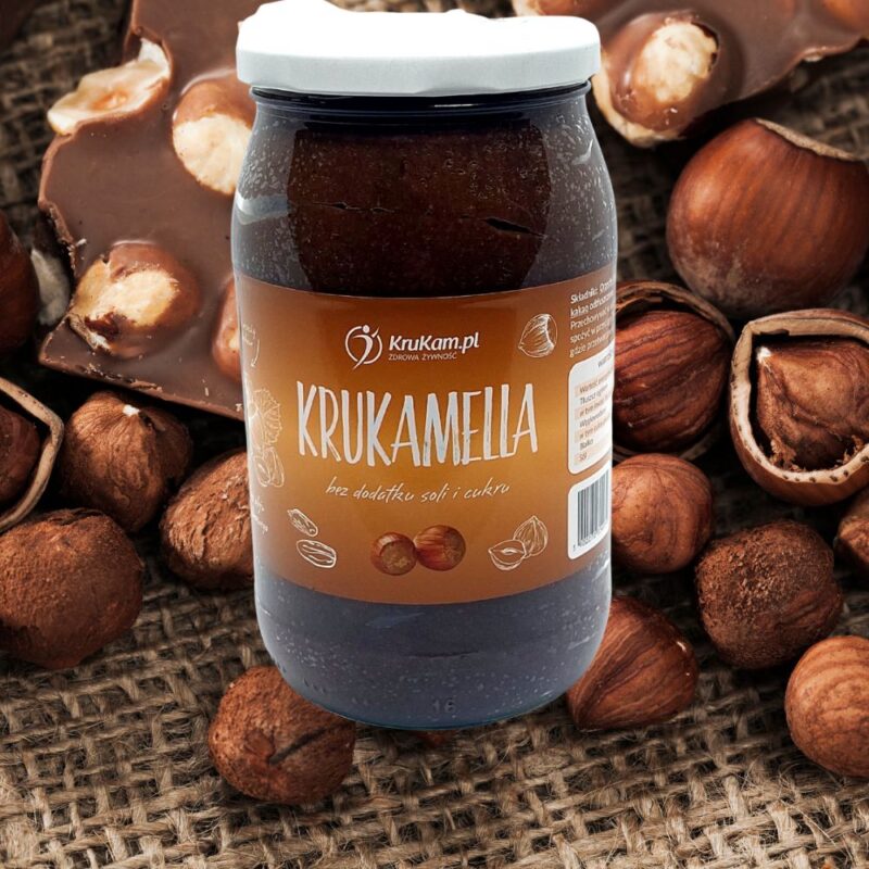 KruKam Pasta orzechowa Krukamella 900 g - obrazek 5