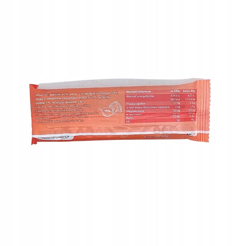 Baton daktylowy z kokosem i kawą KruKam 40 g - obrazek 2