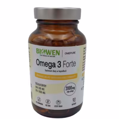 Biowen Omega 3 Forte - 1000 mg EPA + 500 mg DHA  90 kapsułek