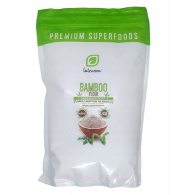 Mąka bambusowa - Błonnik bambusowy Keto INTENSON 300 g / 500g