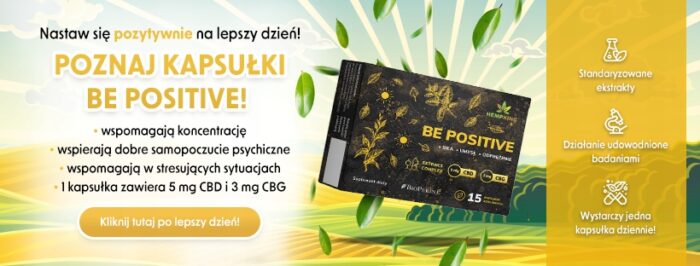 BePositive 15 Kapsułek - Siła, umysł, odprężenie HempKing - obrazek 2