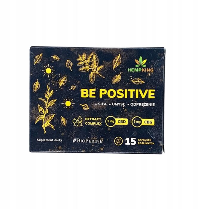 BePositive 15 Kapsułek - Siła, umysł, odprężenie HempKing