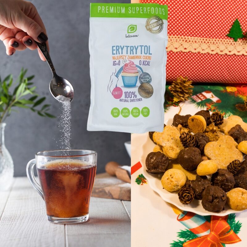 Erytrytol INTENSON0,25kg Naturalny słodzik 0Kalori - obrazek 2