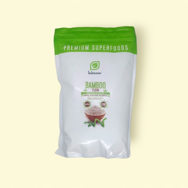 Mąka bambusowa - Błonnik bambusowy Keto INTENSON 300 g / 500g - obrazek 7