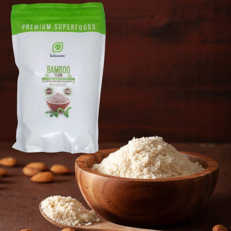 Mąka bambusowa - Błonnik bambusowy Keto INTENSON 300 g / 500g - obrazek 5