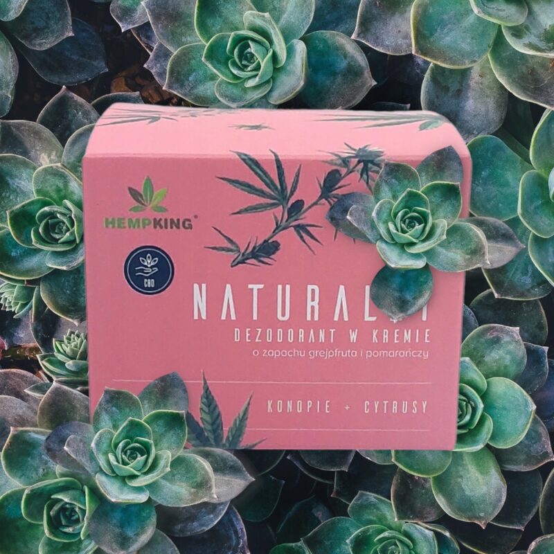 Naturalny Dezodorant w kremie grejpfrutowo pomarańczowy HempKing 65g - obrazek 7