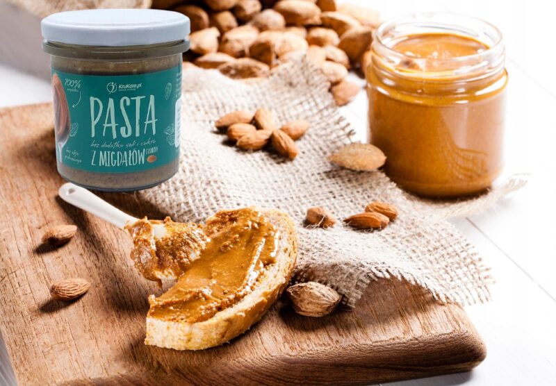 KruKam Pasta Krem Masło z Migdałów Crunchy 300g - obrazek 4