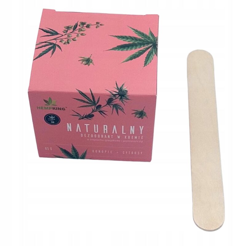 Naturalny Dezodorant w kremie grejpfrutowo pomarańczowy HempKing 65g - obrazek 4