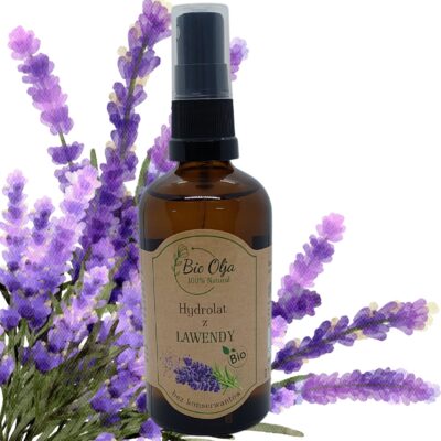 BioOlja Hydrolat Lawendowy 100ml do twarzy