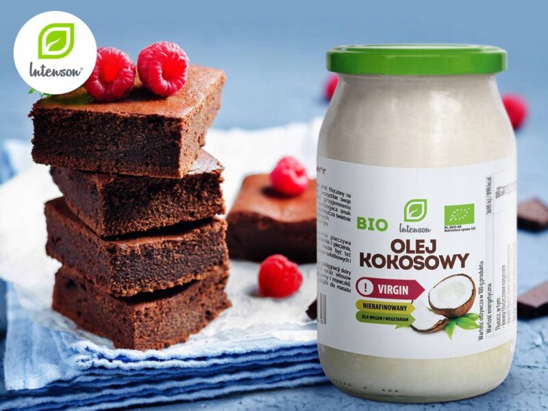 Olej kokosowy Bio Virgin nierafinowany Intenson 900 ml - obrazek 3