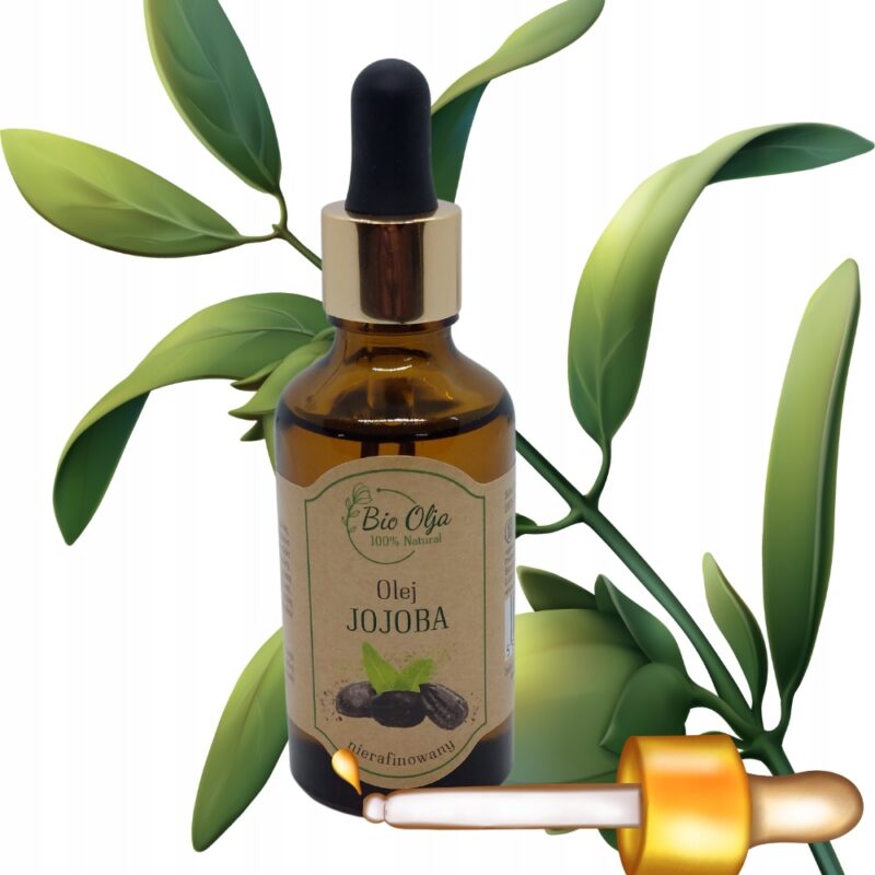 BioOlja Olejek jojoba 50ml Naturalny olejek do twarzy i włosów