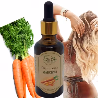 Olej z nasion marchwi do opalania BioOlja - naturalny olej na lato