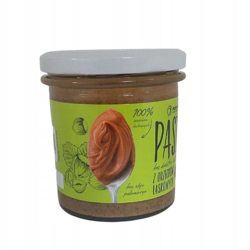 KruKam Pasta z orzechów laskowych 300 g Naturalna - obrazek 5