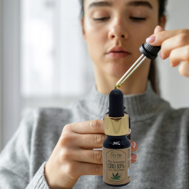 BIOOLJA Olej Konopny CBD 10% Full Spectrum Olejek konopny CBD - obrazek 3