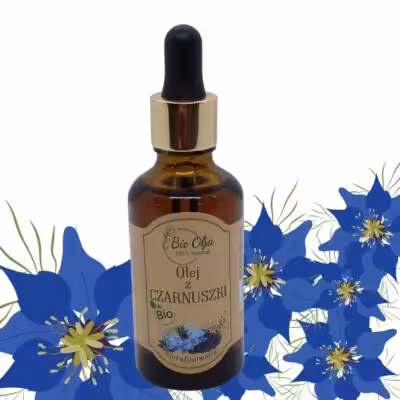 BioOlja 50 ml BIO olej z czarnuszki nierafinowany Zimnotłoczony