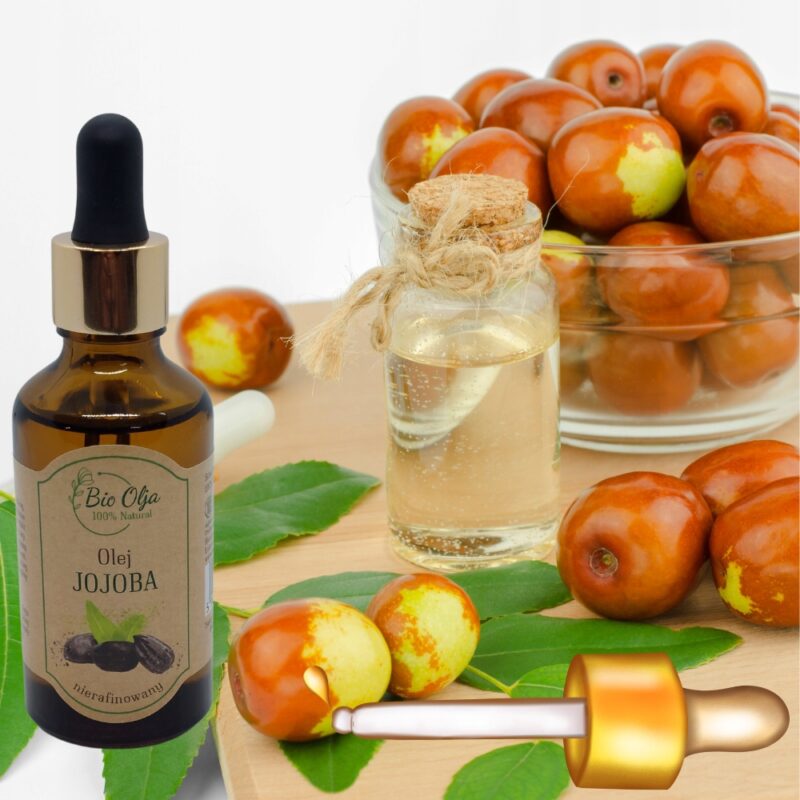 BioOlja Olejek jojoba 50ml Naturalny olejek do twarzy i włosów - obrazek 5