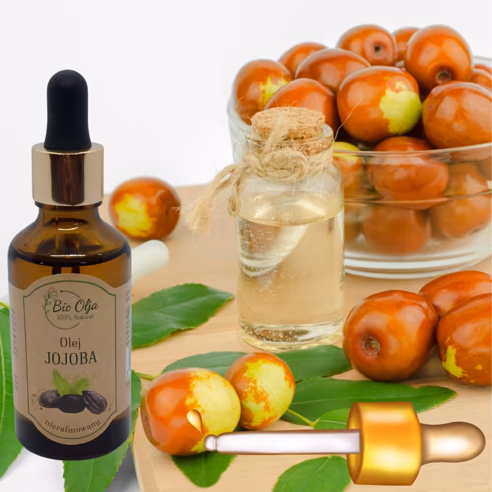BioOlja Olejek jojoba 50ml Naturalny olejek do twarzy i włosów - obrazek 5
